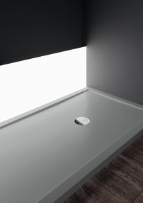 Désign graphique et contemporain pour ce receveur couleur Gris en acrylique renforcé par des barres acier. Dans sa version haute, il permet l'installation de l'évacuation d'eau sans modifier le plancher.. Receveur de douche NOVELLINI Olympic plus en Acrylique,NOVELLINI OL1809011-29, bac de douche couleur Gris L 180 x H 90 - Epaisseur 13 cm 