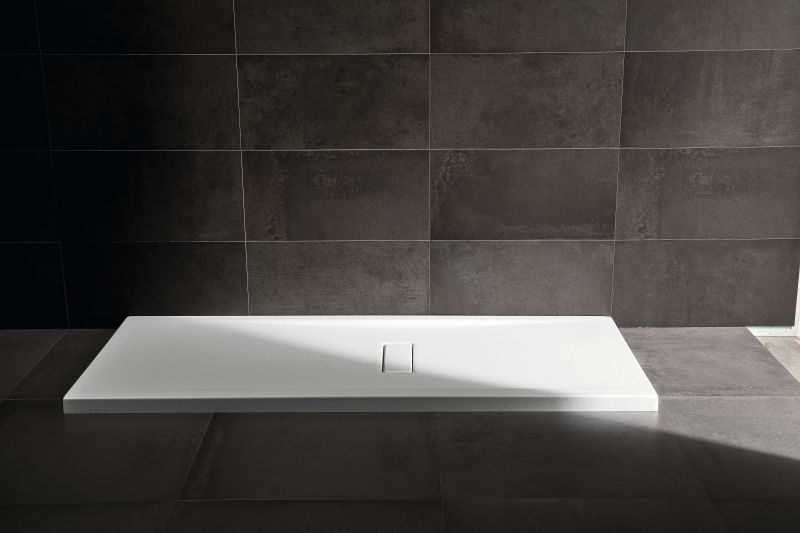 Bac de douche custom touch 1000x800 mm B.35 mm Blanc mat