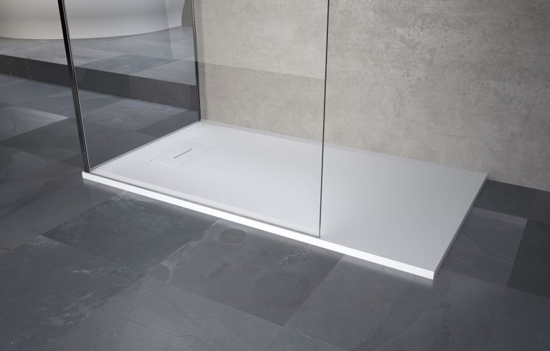 Bac de douche novosolid 1000x1000 mm B.3.5 mm blanc