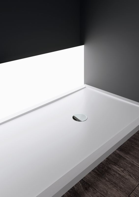 Receveur de douche olympic plus 1200x1000 mm B.12.5 mm avec antidÉrapant blanc